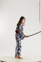 japanese woman in kimono with sword saori 15b
